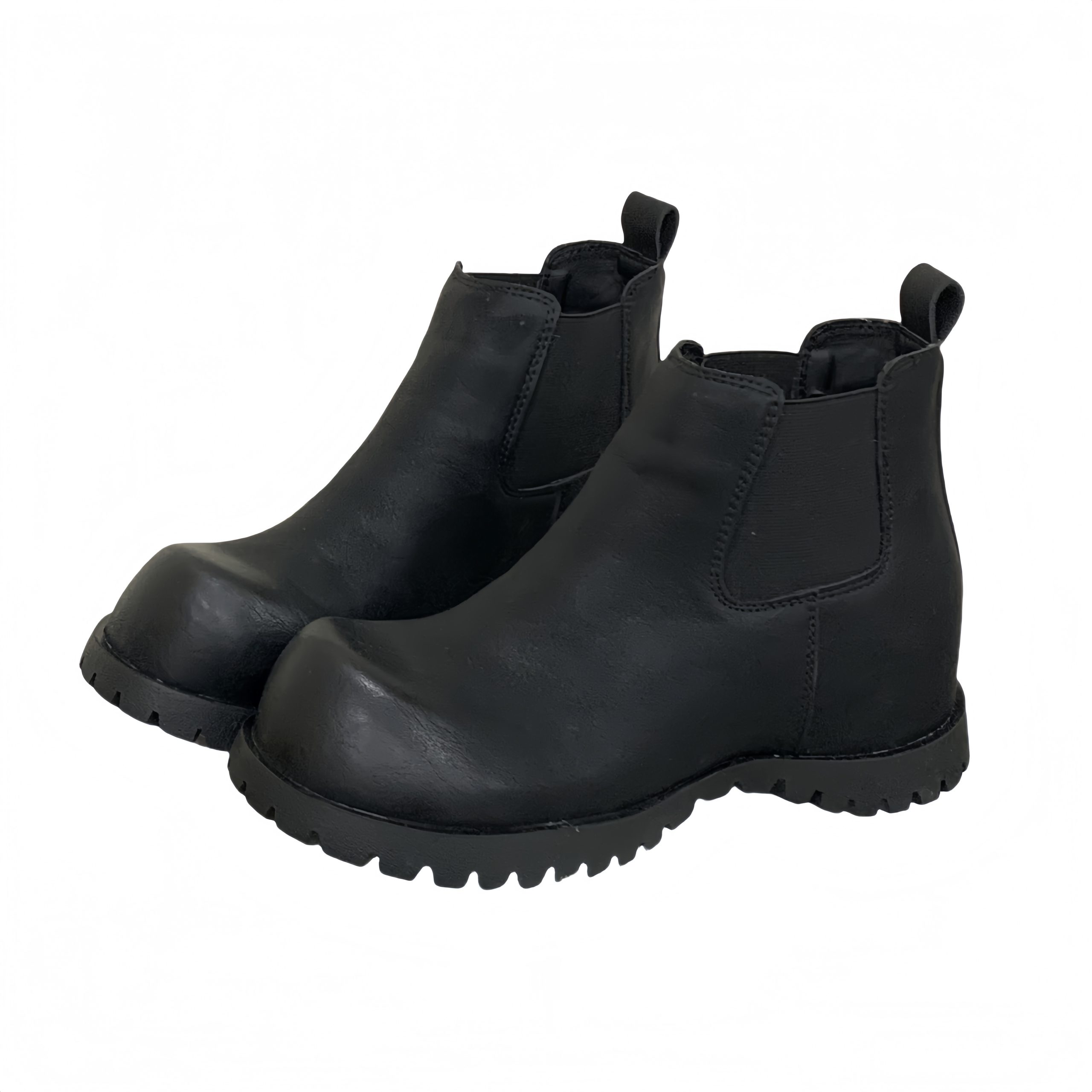 2025 New Style Height Increasing Slim Short Boots Women Retro Chelsea Boots Thick Sole Big Head Pipe Boots Versatile Fashion - Image 5