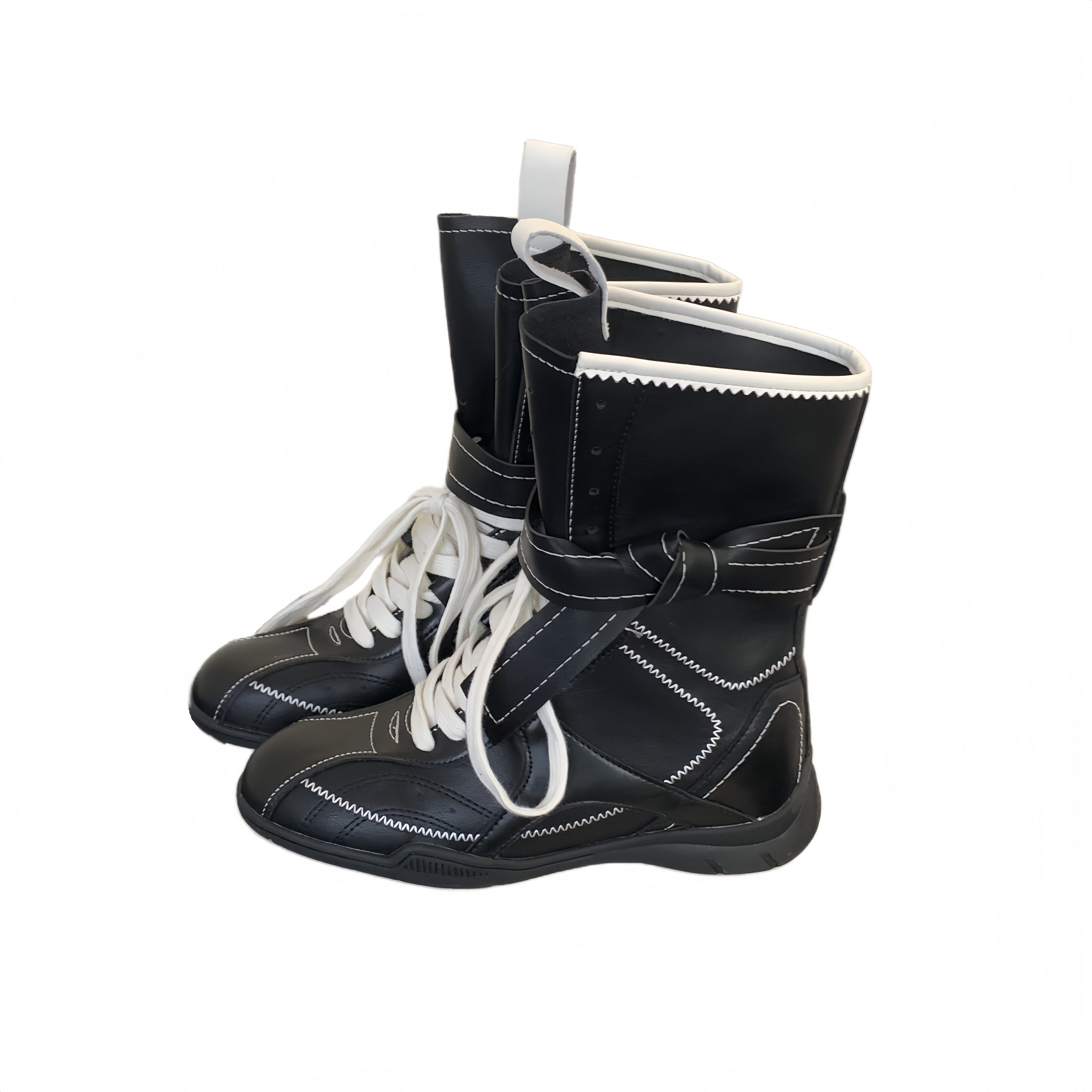 2025 New Summer Dress Matching Retro Martin Boots Women British Style Height Increasing Pull-on Short Boots - Image 5