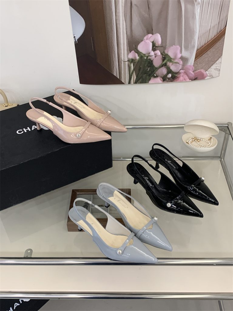 2026 Spring Women's Pointed Toe Stiletto Heel Slip-On Shoes 35-40 - Style 6c418e