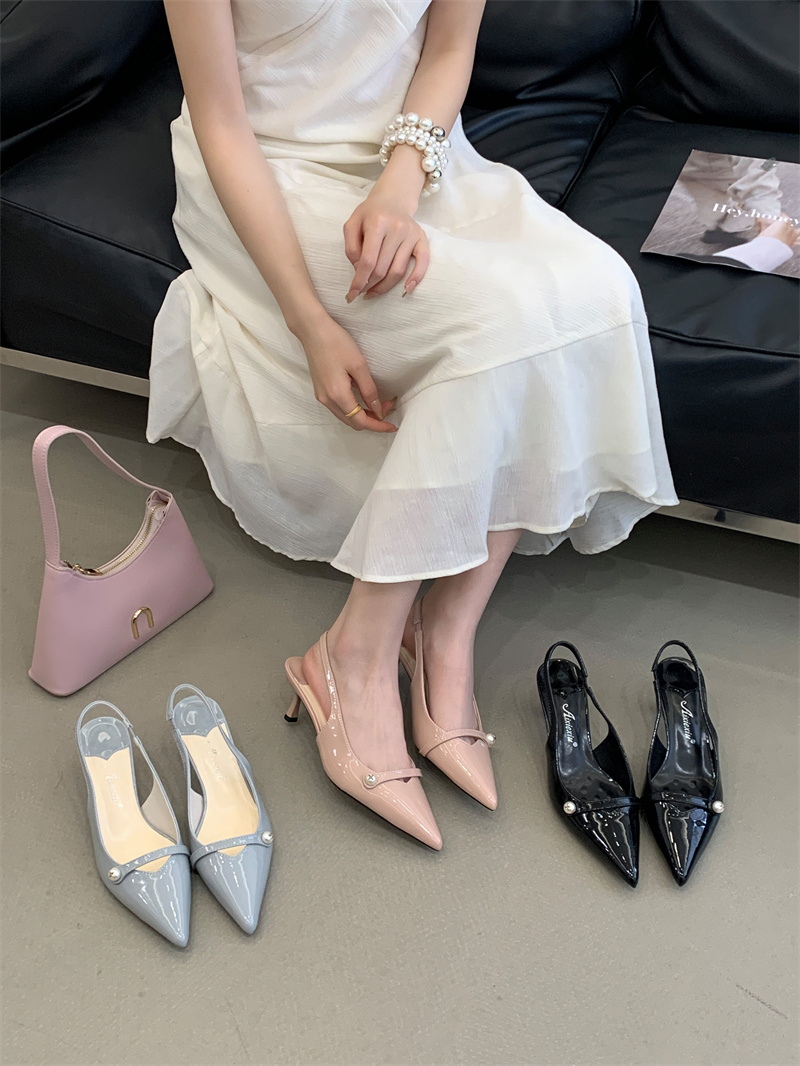 2026 Spring Women's Pointed Toe Stiletto Heel Slip-On Shoes 35-40 - Style 6c418e - Image 4